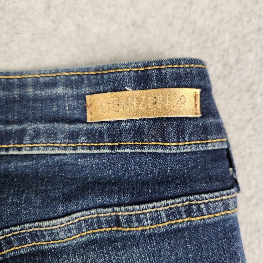 Denizen Levi's Jeans Women 24W Blue Denim High-Rise Dark Wash Stretch Skinny Leg - Picture 4 of 8